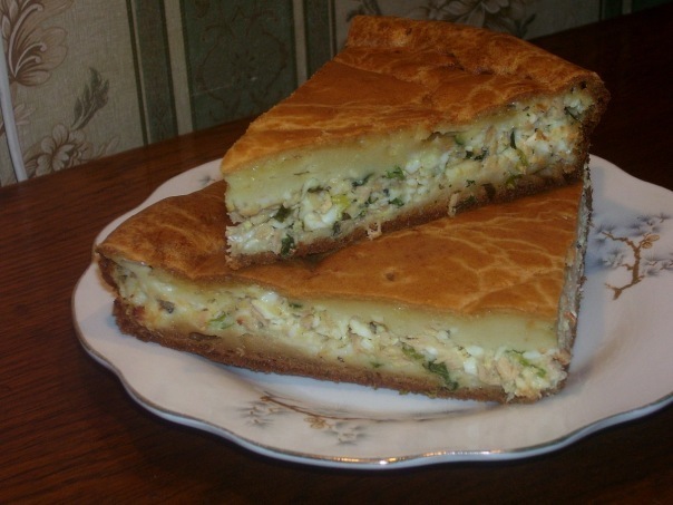 Пирог с рыбой рецепт с фото пошагово в духовке из дрожжевого