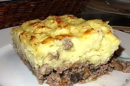 Картофельная запеканка по мотивам пастушьего пирога (shepherd's pie)