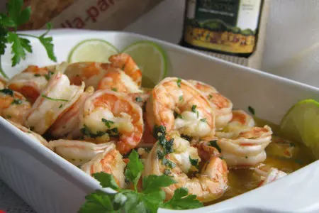 Креветки в чесночном соусе(gambas al pil-pil)