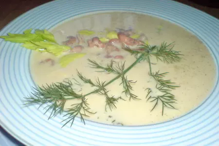 Бюзумский крем-суп с крабиками  „büsumer krabbensuppe“