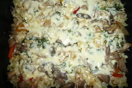 Запеканка овощная с макаронами