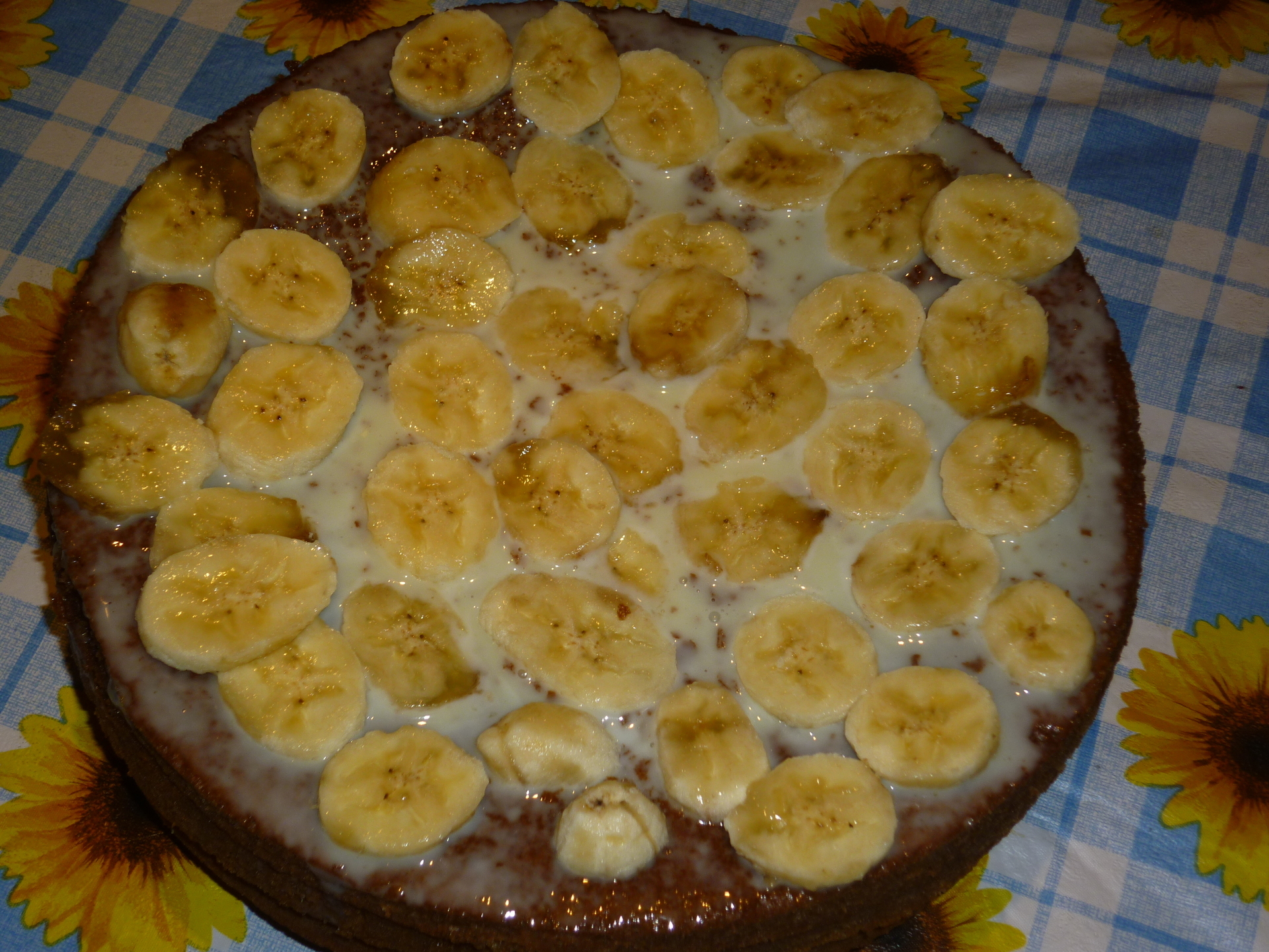 Банановый торт из ярче