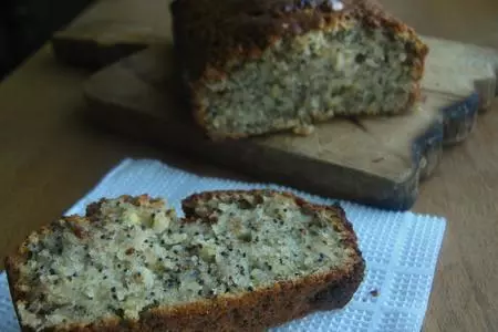 Oat cake with poppy seeds!