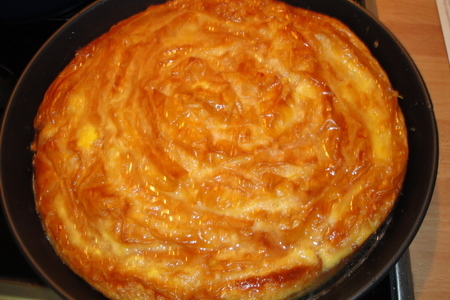 Фото к рецепту: Греческий пирог из теста фило.