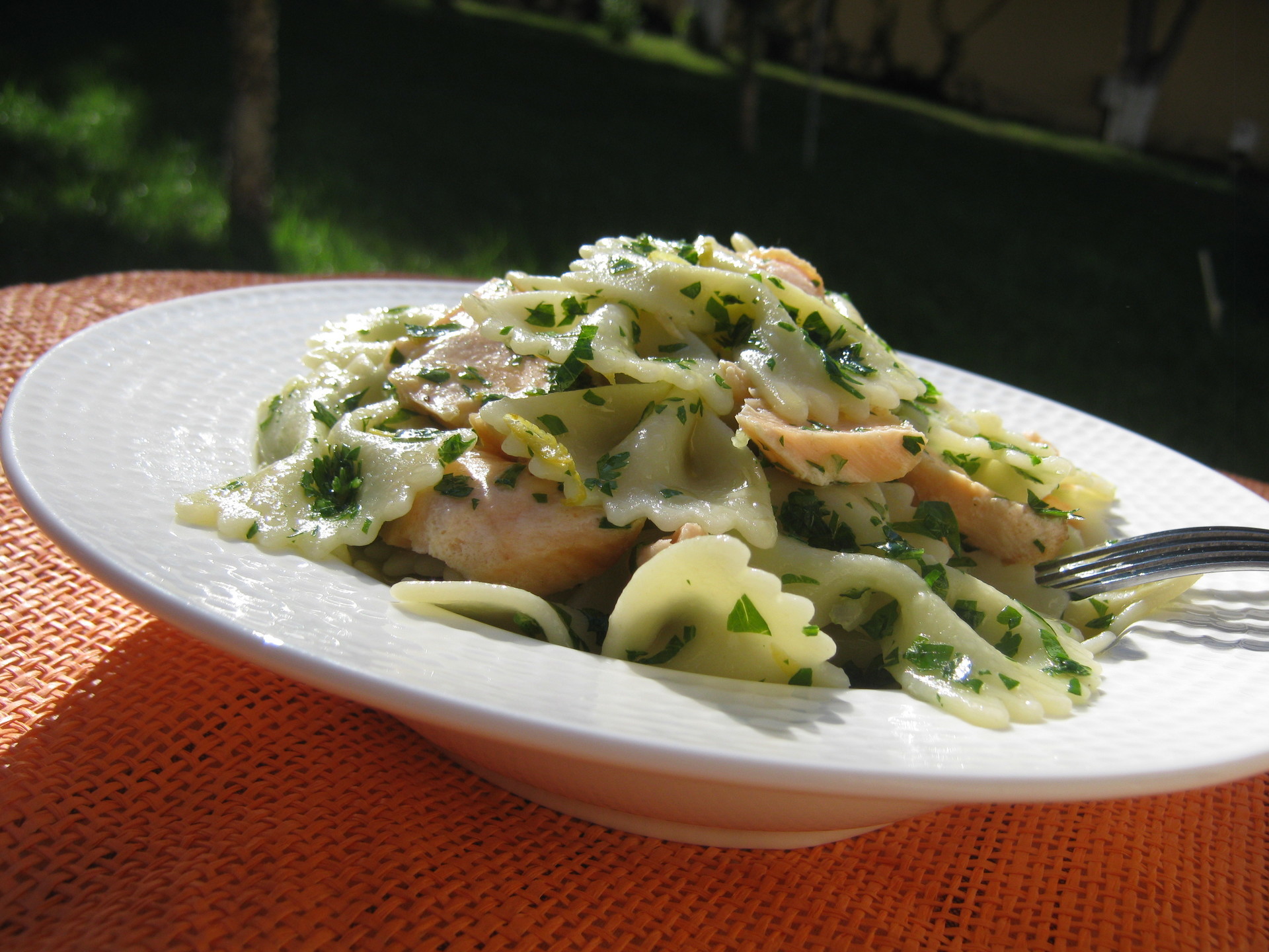 Паста с салмоном под соусом гремолата ( pappardelle with salmon and  gremolata). - пошаговый рецепт с фото (8562 просмотра)