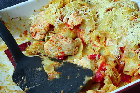 Мясо курицы, запеченое по-итальянски