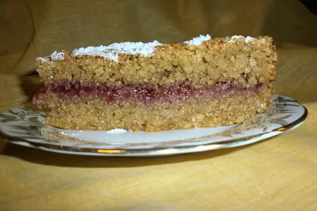 Тирольский торт из гречневой муки ( torta ladina di grano saraceno)