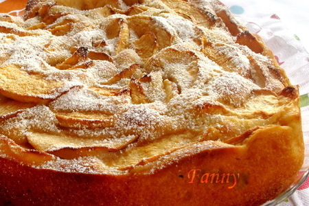 Фото к рецепту: Быстрый яблочный пирог